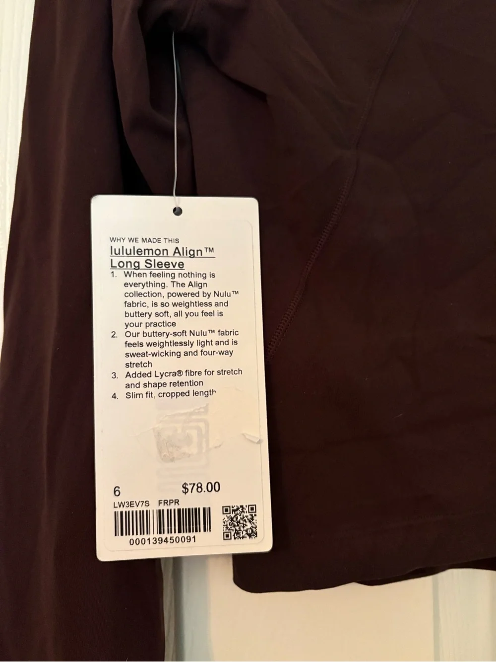 Lululemon Align Long Sleeve Shirt